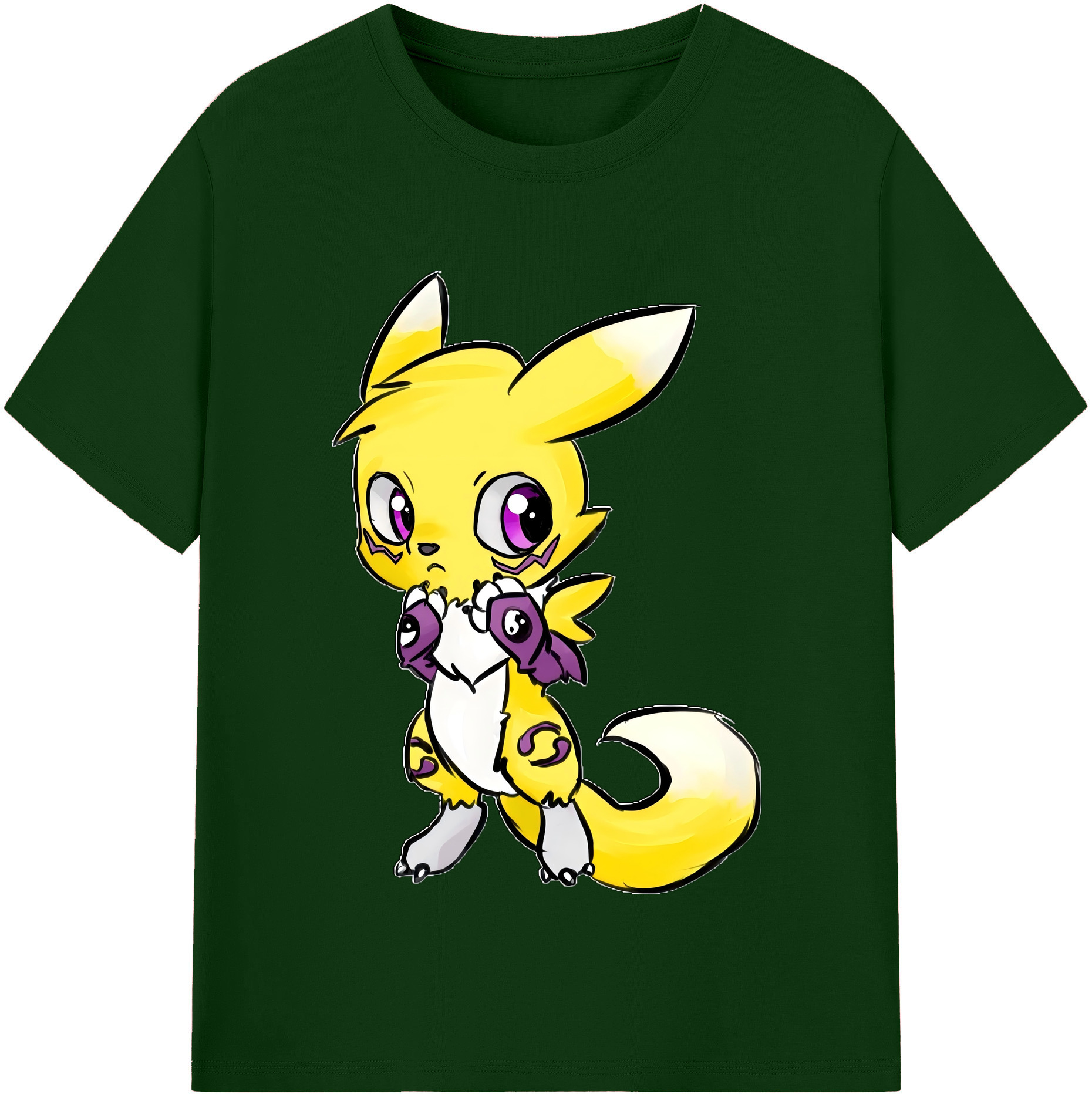 （画像用） Digimon デジタルモンスター/デジモン 綿100％半袖Tシャツ（フロントプリント）
